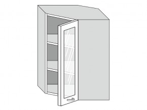 19.60.3у Шкаф настенный (h=913) угловой на 600мм со стекл. дверцей в Артёмовском - artyomovskij.магазин96.com | фото