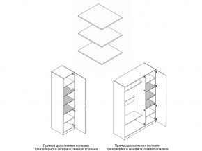 Комплект полок шкафа 1 дверного или 3 дверного в Артёмовском - artyomovskij.магазин96.com | фото