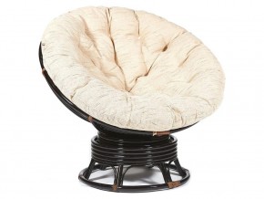 Кресло-качалка Papasan w 23/01 B с подушкой Antique brown, ткань Старт в Артёмовском - artyomovskij.магазин96.com | фото