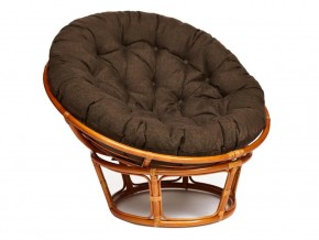 Кресло Papasan 23/01 W с подушкой Cognac, ткань Коричневый в Артёмовском - artyomovskij.магазин96.com | фото