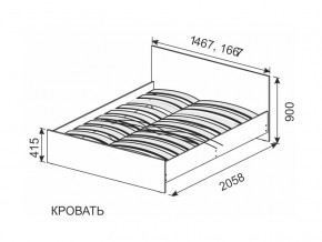 Кровать 1600х2000 ортопедическое основание в Артёмовском - artyomovskij.магазин96.com | фото