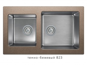 Мойка комбинированная Tolero twist TTS-840 Темно-бежевый 823 в Артёмовском - artyomovskij.магазин96.com | фото