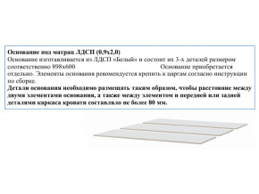 Основание из ЛДСП 0,9х2,0м в Артёмовском - artyomovskij.магазин96.com | фото