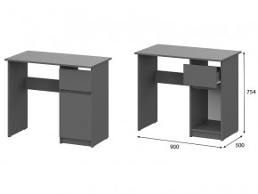 Стол письменный 900 Денвер Графит серый в Артёмовском - artyomovskij.магазин96.com | фото